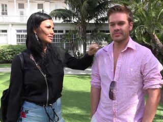 Jasmine Jae brings her friend along for a cuckhold fuck Public!-0