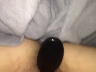 Very hairy pussy teen masturbating with hairbrush on cam-9