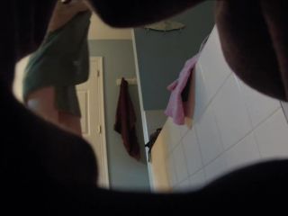 Geeky sister spied nude in bathroom-2