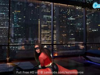 Camsoda  Big Ass Kelsi Monroe Cosplay As Elastigirl During Masturbation -1