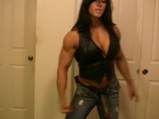 Sexy Trash Talker with Big Cock Bulge Angela Salvagno Muscle!-9