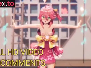 [GetFreeDays.com] Hololive Iwara MMD R-18 Sakura Miko Nude Sex Clip March 2023-5