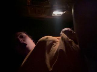 X Mystiic - Masturbating inside moms car trunk at midnight - Solo orgasm-1