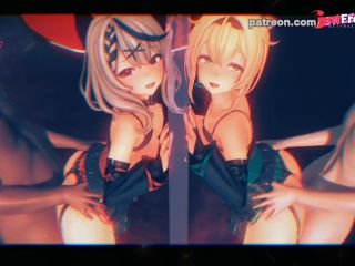 [GetFreeDays.com] Virtual YouTuber - Kazama Iroha Partying In Foursome Sex Orgy Porn Video May 2023-9