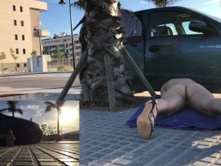 Ivy RosesLaying Blindfolded In Sidewalk-6