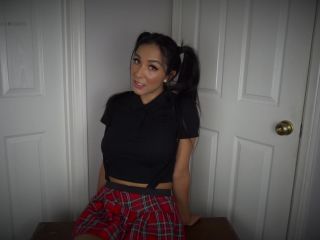 free online video 20 femdom chastity slave good girl gets detention 4K, role play on school-0