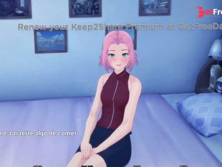 [GetFreeDays.com] Spying on Professor Anko while she Masturbates and Visiting Sakura - Naruto Trainer P6 Adult Film May 2023-8