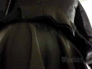 Upskirt-times.com- Ut_2848# Brunette in a wide black skirt. Our cameraman filmed on hidden camera her...-2
