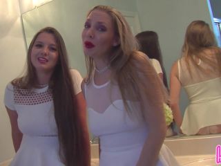 Tiffani and Becky Ridicule and Ignore You as They Do Their Make-Up – Tease, Princess Becky - pantyhose fetish - pov femdom husband-9
