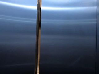 Redkittycat - Risky Sex in the Public Elevator. Rough Sex, Blowjob and Facial -1