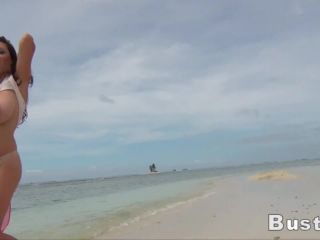 Ewa Sonnet – Walking At Beach – HD 720p BigTits!-8