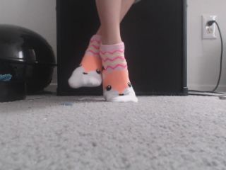 M@nyV1ds - PrincessCica - Modeling Cute Colorful Ankle Socks-0