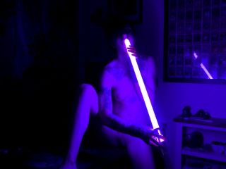 Star Wars Geek Fucks With MasterS Lightsaber 1080p-2