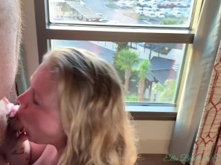 free adult clip 34 Hotel room suck and fuck window show, wife blowjob on fetish porn -7