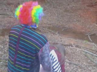 GIbbyTheClown - Pawg gets big clown dick in woods - PAWG-4