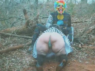 GIbbyTheClown - Pawg gets big clown dick in woods - PAWG-6