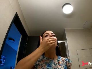 [GetFreeDays.com] Tattooed Sexy Tight Shaved Pussy Petite Alia in the Bathroom takes off her Panties to show her Pussy Adult Stream February 2023-4