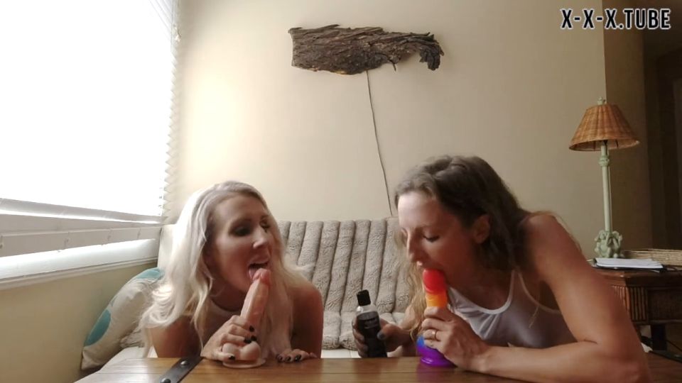 Lora Cross Lesbian Tandem Dildo Fuck W Ashley  Lora Cross   GirlGirl