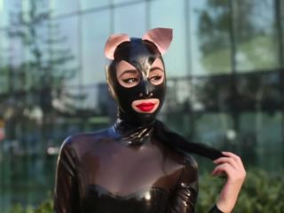 xxx video 21 pantyhose fetish sex Hot Latex for Warm Fucks - Latex Catwoman, kinky on femdom porn-5