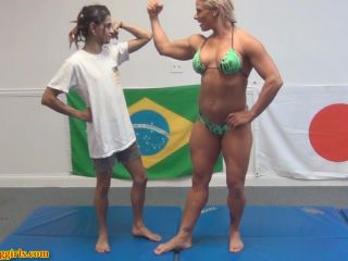 online video 17 Grappling Girls - Shadowfax - GGTestofStrength9, latex femdom handjob on femdom porn -1