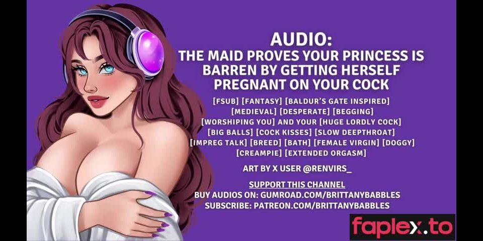 [GetFreeDays.com] Audio The Maid Proves Your Princess Is Barren By Getting Herself Pregnant On Your Cock Porn Clip December 2022