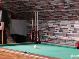 Asian Slut Polly Pons DP d on Pool Table by 2 Bootlegger Mob Bosses GP2280 - Blowjob-0