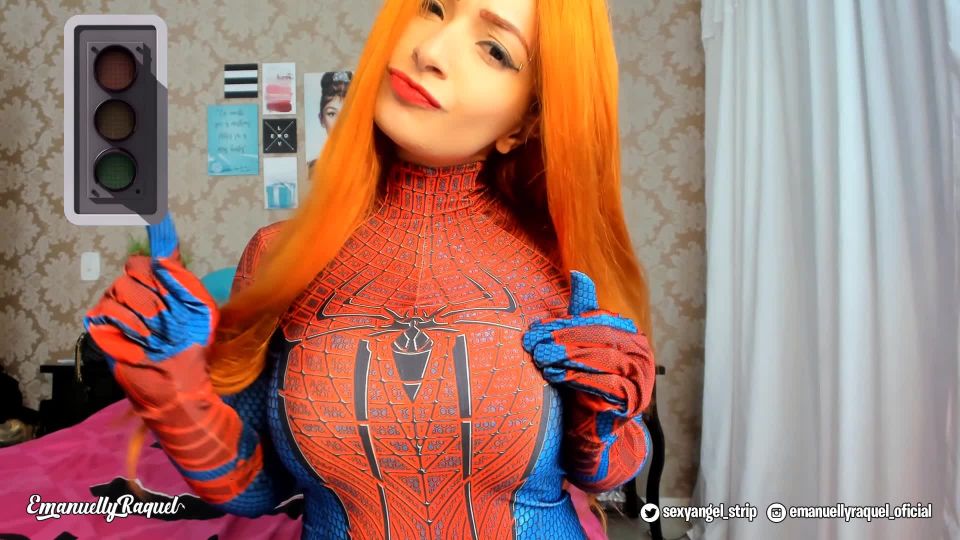 PHEmanuelly RaquelMARY JANE - JOI Red Light, Green Light, Jerk Off Instructions - Spider Man - 1080p