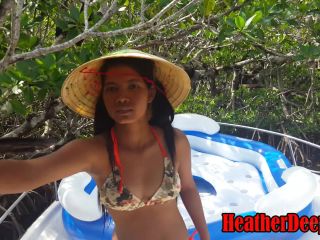 Onlyfans - heatherdeep - Full video thai porn with Heather Deep facial deepthroat blowjob on boat and raft from htt - 05-04-2020-3