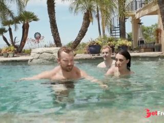 [GetFreeDays.com] Victoria Sunshine - Threesome In Pool Turns Bisexual Sex Stream July 2023-0