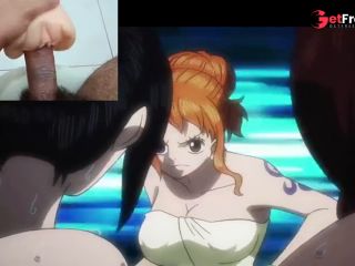 [GetFreeDays.com] Nami And Nico Robin in the bath uncensored scene of Nami Sex Stream March 2023-3