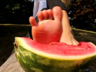 free porn video 23 blonde bdsm femdom porn | Feet Cruush Watermelon | blonde goddess-5