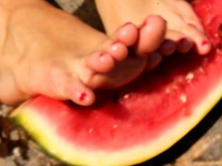 free porn video 23 blonde bdsm femdom porn | Feet Cruush Watermelon | blonde goddess-6