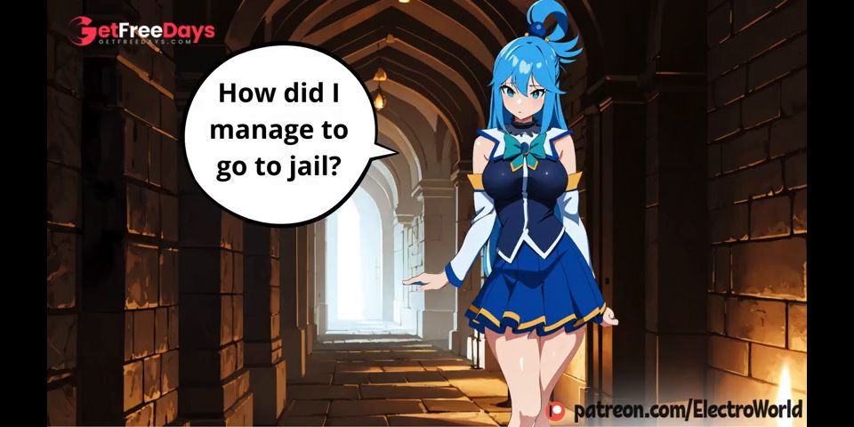 [GetFreeDays.com] aqua konosuba - fucking in prison Adult Film April 2023