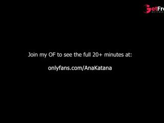 [GetFreeDays.com] AnaKatana DEEPTHROAT TRAINING session in LATEX catsuit BONDAGE Adult Stream October 2022-9