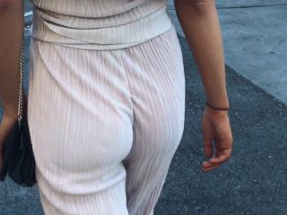 CandidCreeps 764 Vtl Public Candid Thin Pants Walking Booty-3