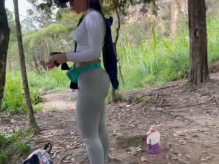 Angel - Victoria - Colombian with a big ass ends up fucking her best friend on a bike ride. 1080P - POV-1