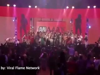 Romi Rain () Romirain - dancing on stage with lil wayne at last years avn awards red sparkly dress 30-08-2018-7