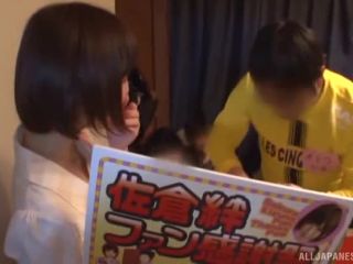 Awesome Amazingly horny Kizuna Sakura gang banged Video  Online-0