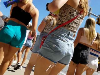 Group of sweet butts in shorts-8