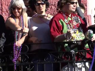 Mardi Gras Chicks Flashing in the Streets public -0