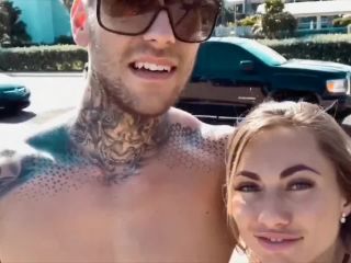Isizzu Is Shy & Horny With Her Step Brother In The Car On A PUBLIC STREET - Pornhub, Michaela Isizzu (HD 2021)-0