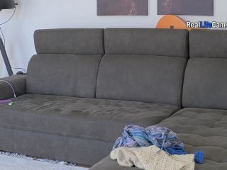 Reallifecam - Gust Couple Have Hot Handhob Balls Lick And Blowjob On The Sofa 19.05.2024 648P - Amateur-7