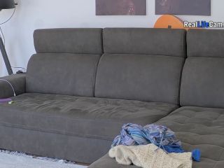 Reallifecam - Gust Couple Have Hot Handhob Balls Lick And Blowjob On The Sofa 19.05.2024 648P - Amateur-8