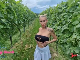 [GetFreeDays.com] Blowjob and fucking in the vineyard for German amateur Candy Suck - MyDirtyHobby Porn Leak December 2022-1