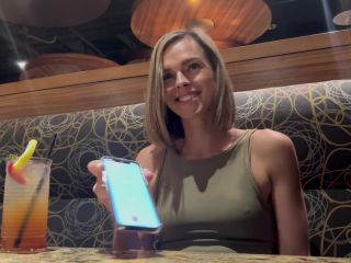 Cumming Hard In Public Restaurant With Lush Remote Controlled Vibrator 1080p-3