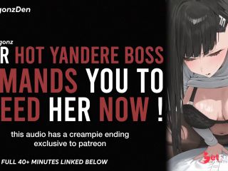 [GetFreeDays.com] YOUR YANDERE BOSS DEMANDS YOU TO BREED HER NOW  Erotic Audio Roleplay ASMR BEST AUDIO PORN EVER Adult Video July 2023-4