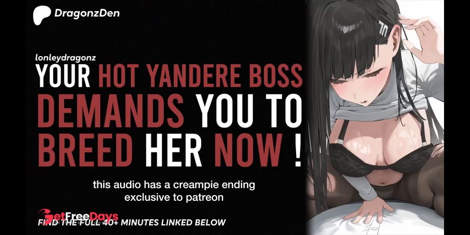 [GetFreeDays.com] YOUR YANDERE BOSS DEMANDS YOU TO BREED HER NOW  Erotic Audio Roleplay ASMR BEST AUDIO PORN EVER Adult Video July 2023