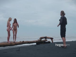 Porn online Hegre presents Clover & Natalia A – Black Beach Bali Shoot-2