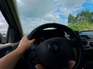 Miss Squirting Seducing Nun in a Car and Fucking Her Outdoor-0