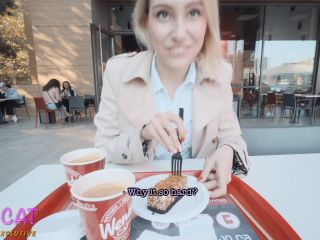 [SiteRip] POV Public in Wendis  Teen Sucking Dick   Drink Coffe with-0